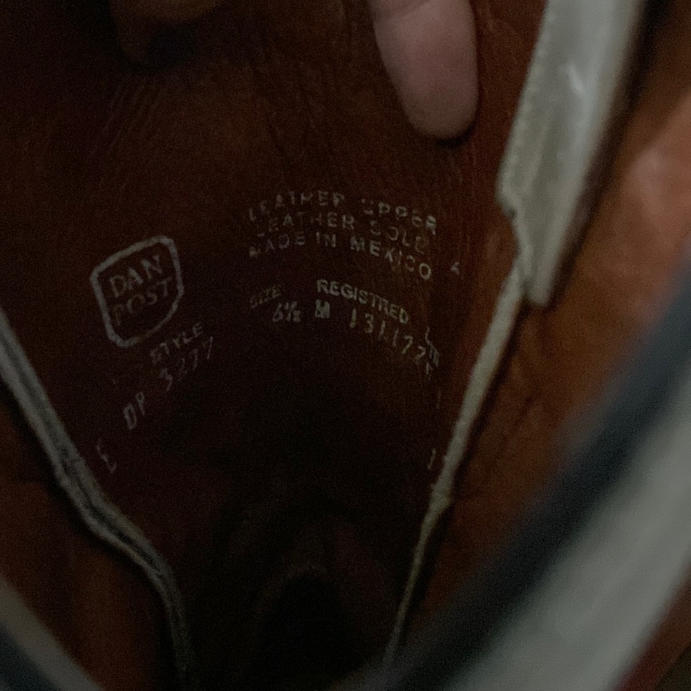 Original Leather cowboy boots